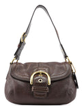 F11840 Brown Leather Soho Shoulder Bag