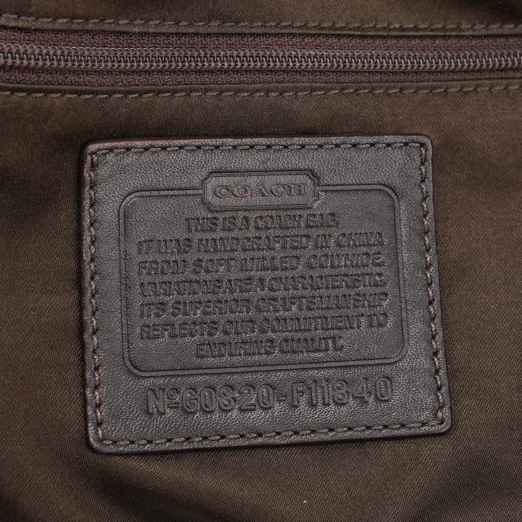 F11840 Brown Leather Soho Shoulder Bag