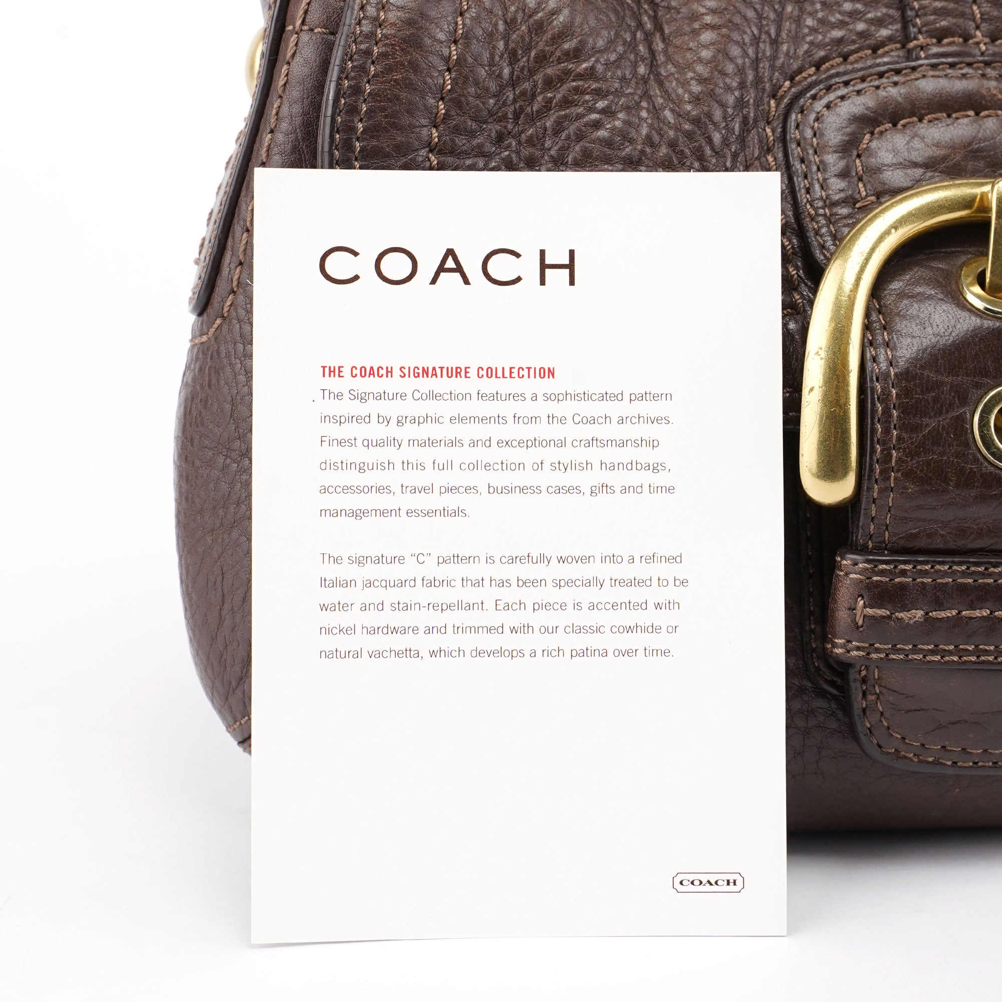 F11840 Brown Leather Soho Shoulder Bag
