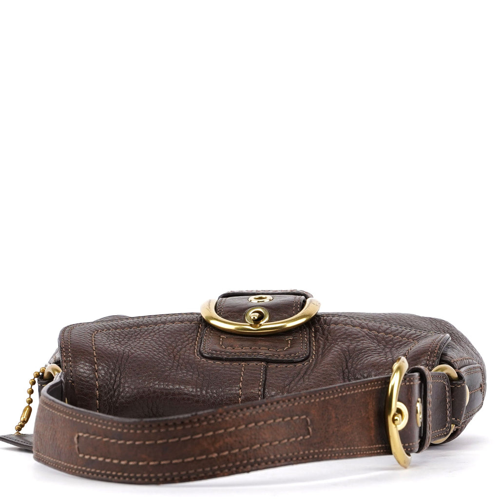 F11840 Brown Leather Soho Shoulder Bag