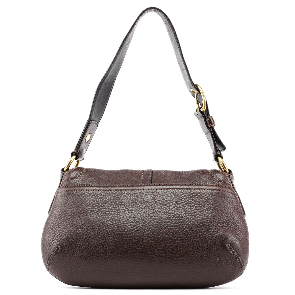 F11840 Brown Leather Soho Shoulder Bag