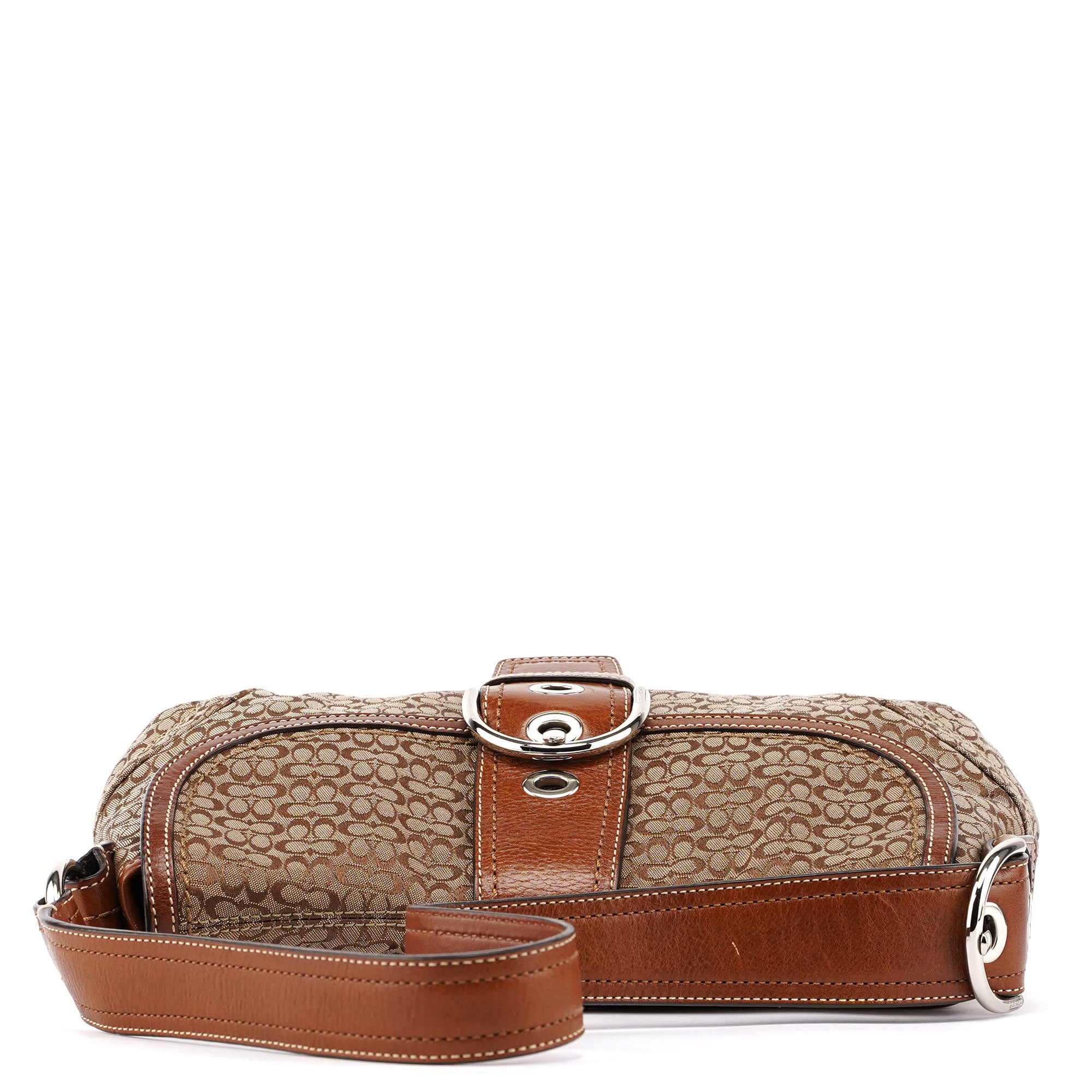 F12309 Beige Signature C Soho Shoulder Bag