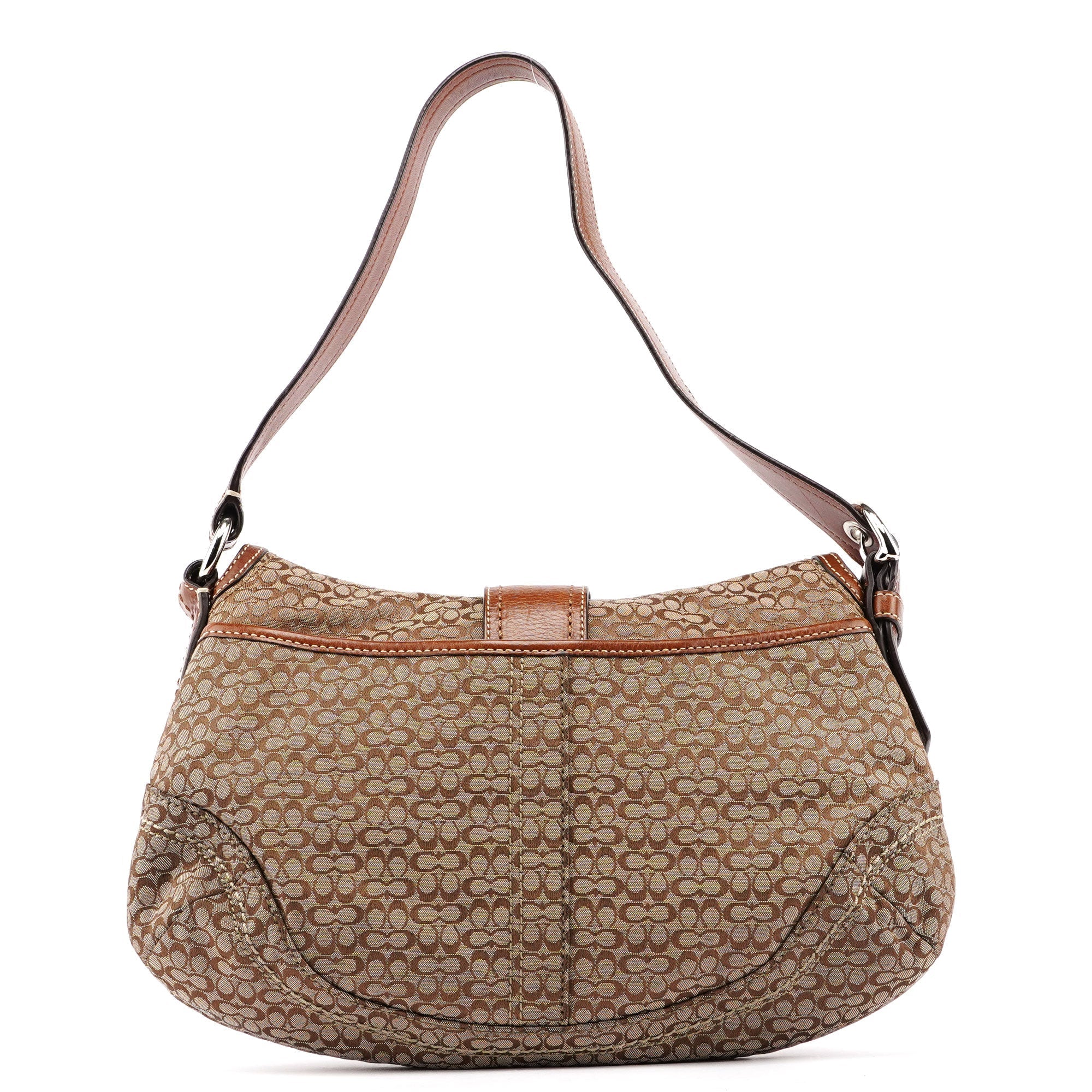 F12309 Beige Signature C Soho Shoulder Bag