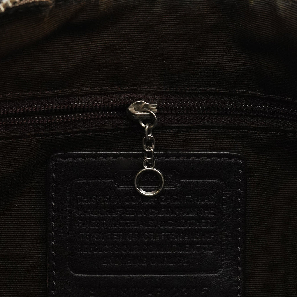 F12315 Beige Patchwork Soho Shoulder Bag