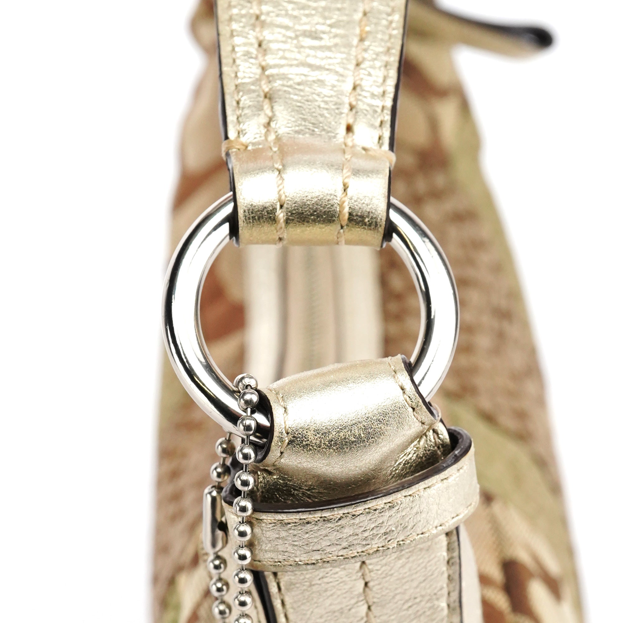 F12315 Beige Patchwork Soho Shoulder Bag