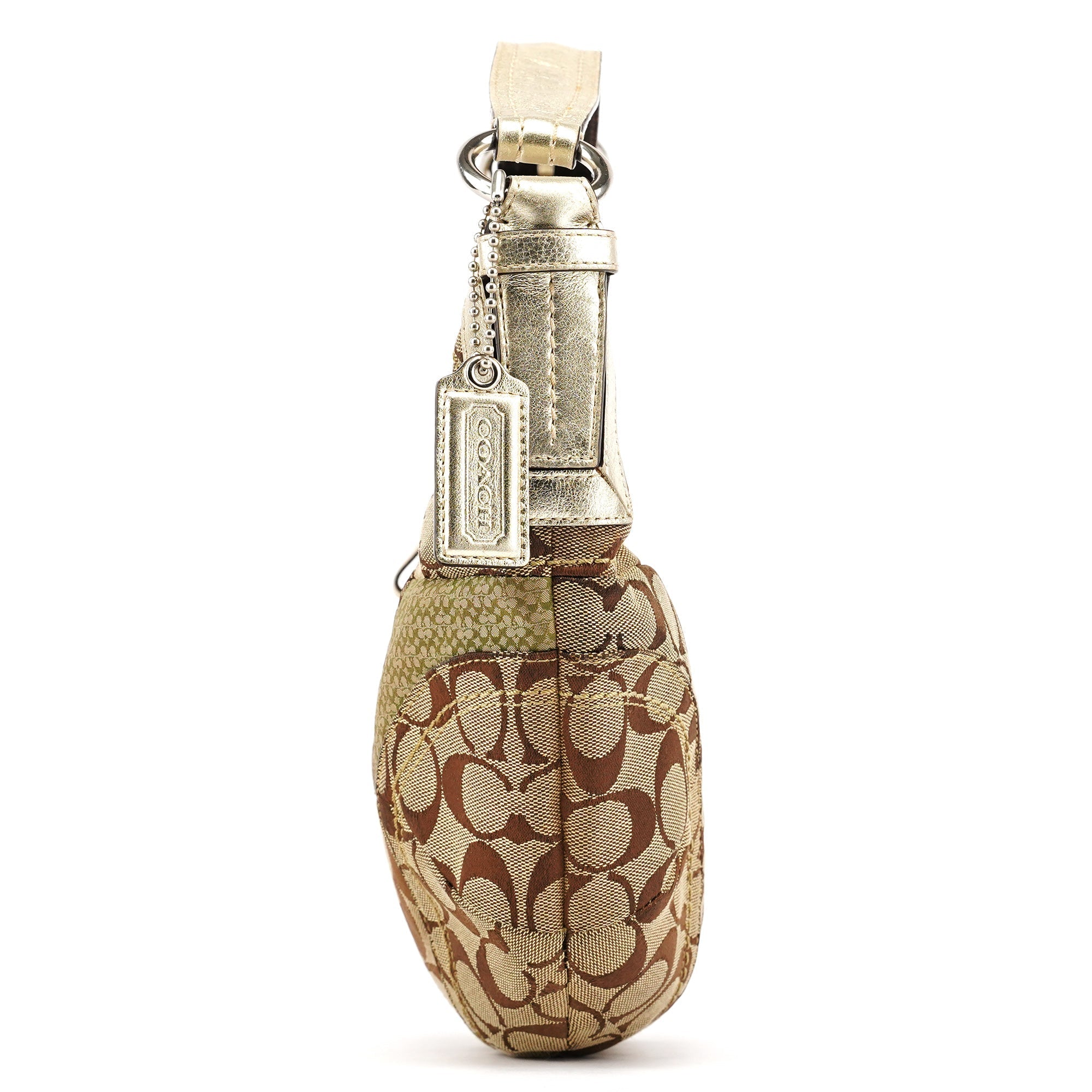 F12315 Beige Patchwork Soho Shoulder Bag