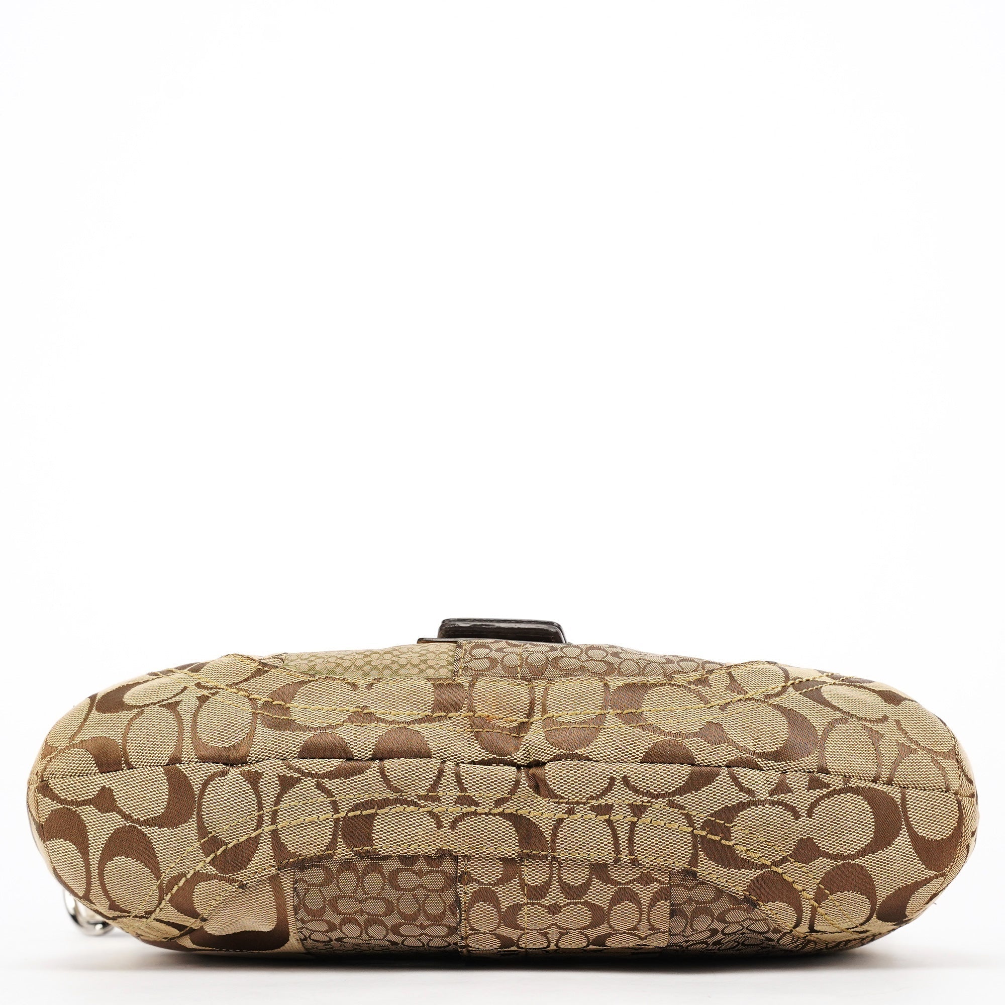 F12316 Beige Gold Patchwork Soho Shoulder Bag