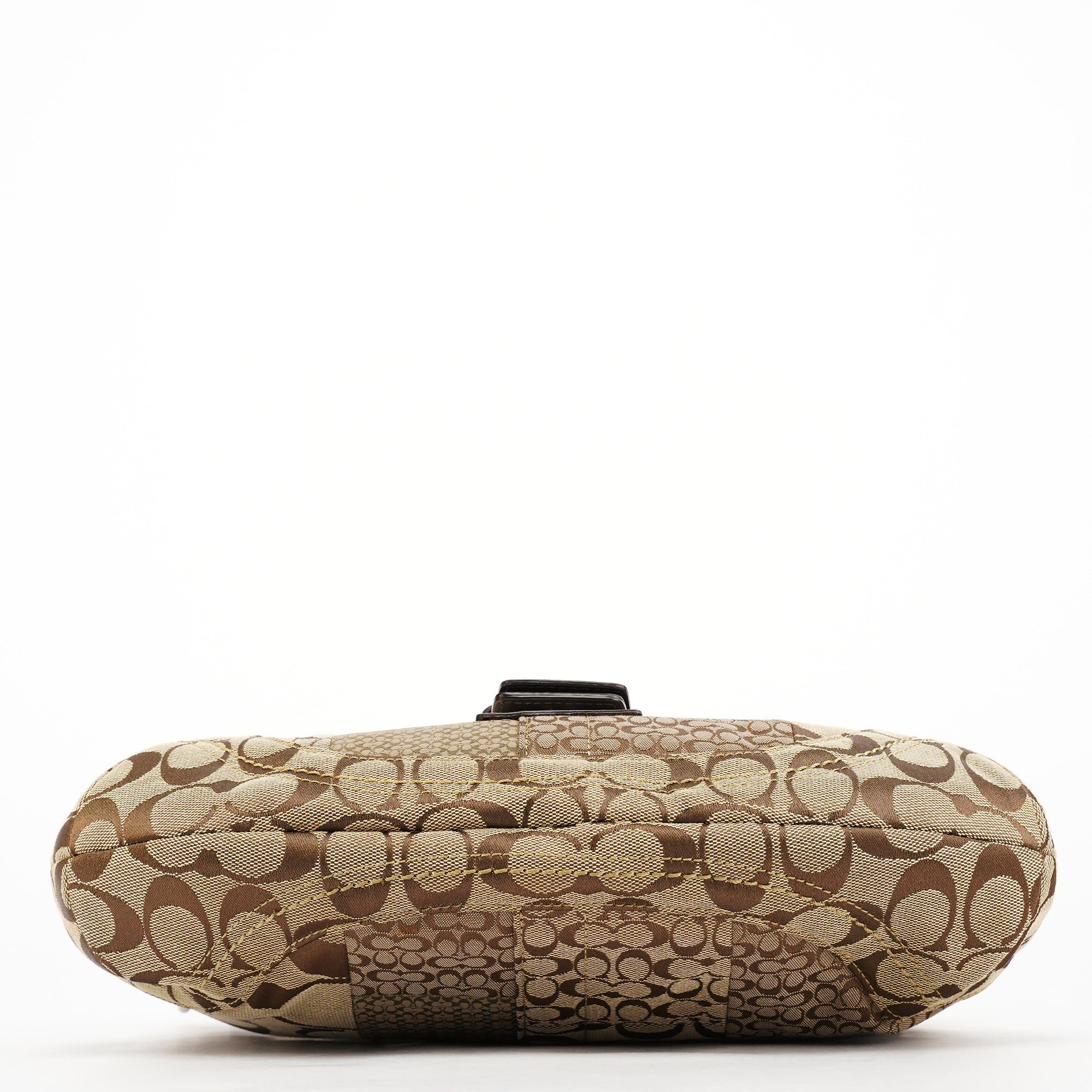 F12316 Beige Gold Patchwork Soho Shoulder Bag
