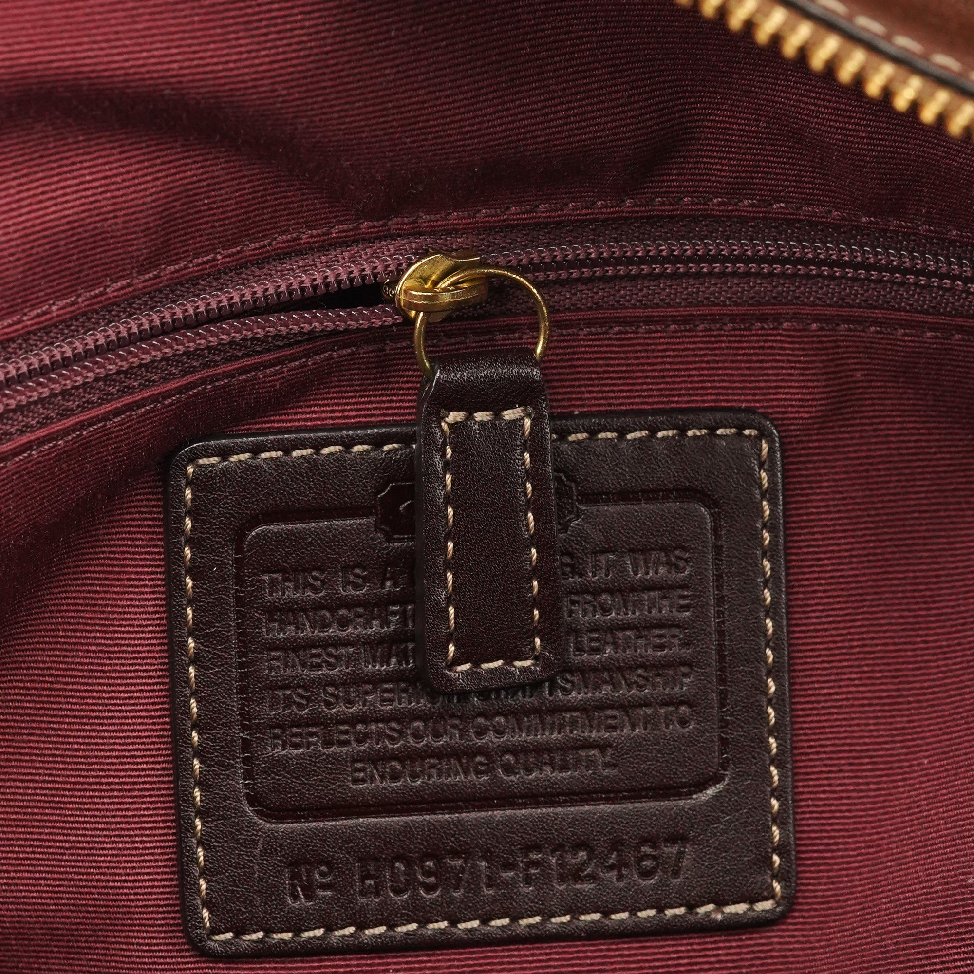 F12467 Beige Brown Hamptons Tote Bag