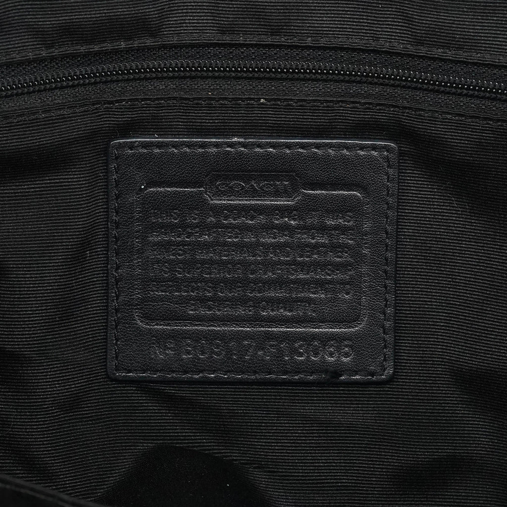 F13065 Grey Black Signature Hamptons Tote Bag