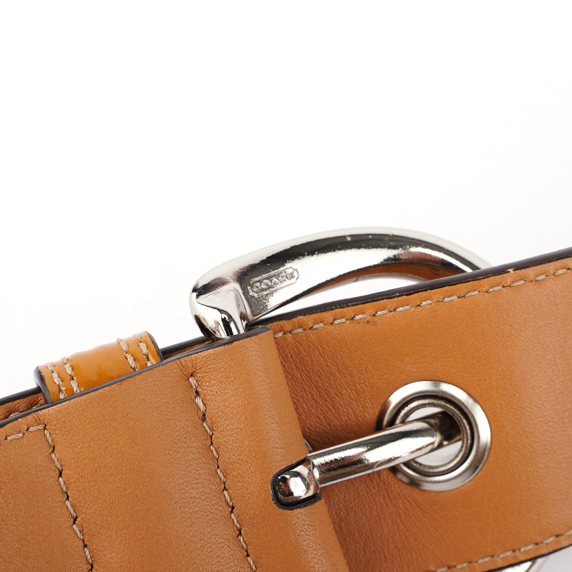 F13113 Beige Signature C Soho Shoulder Bag
