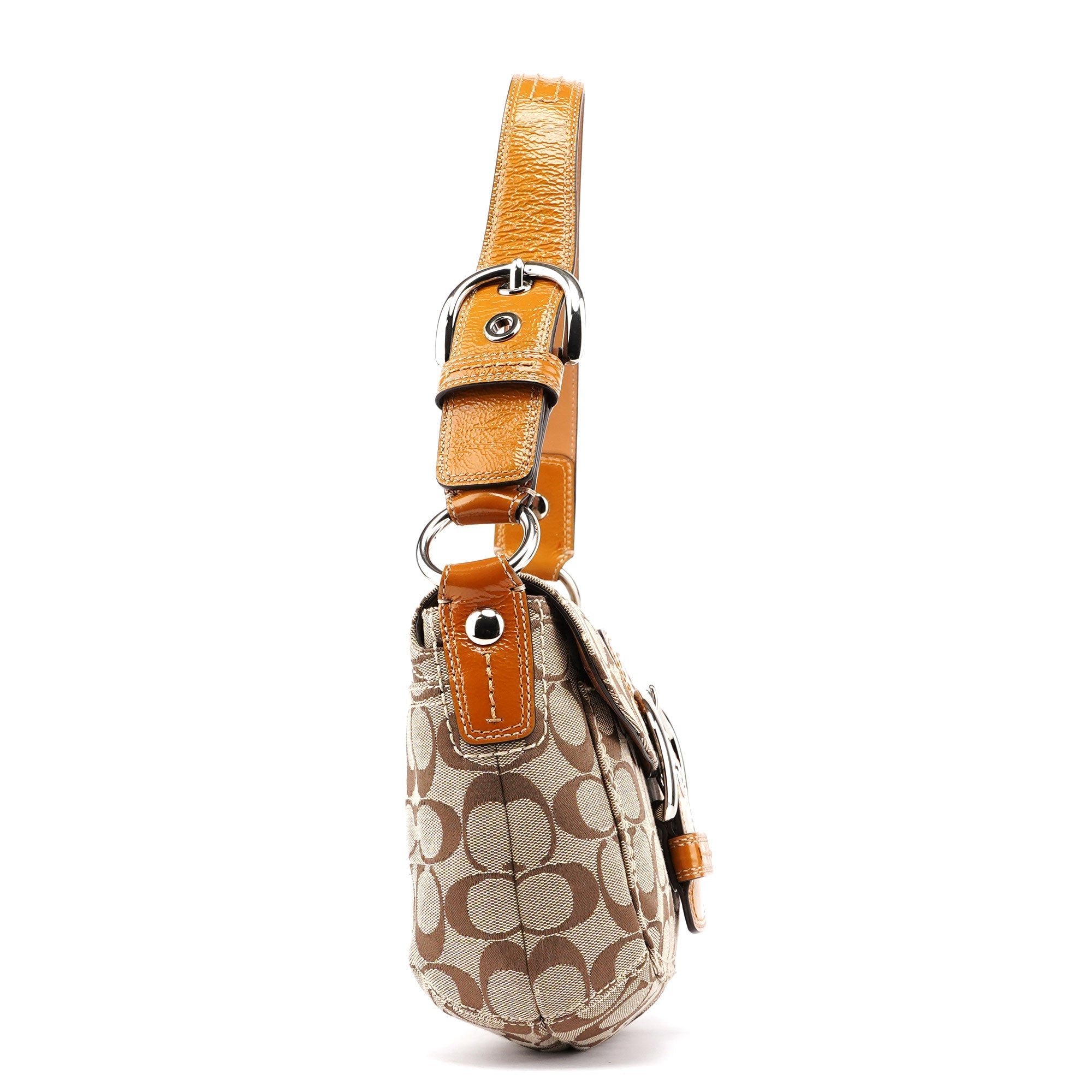 F13113 Beige Signature C Soho Shoulder Bag