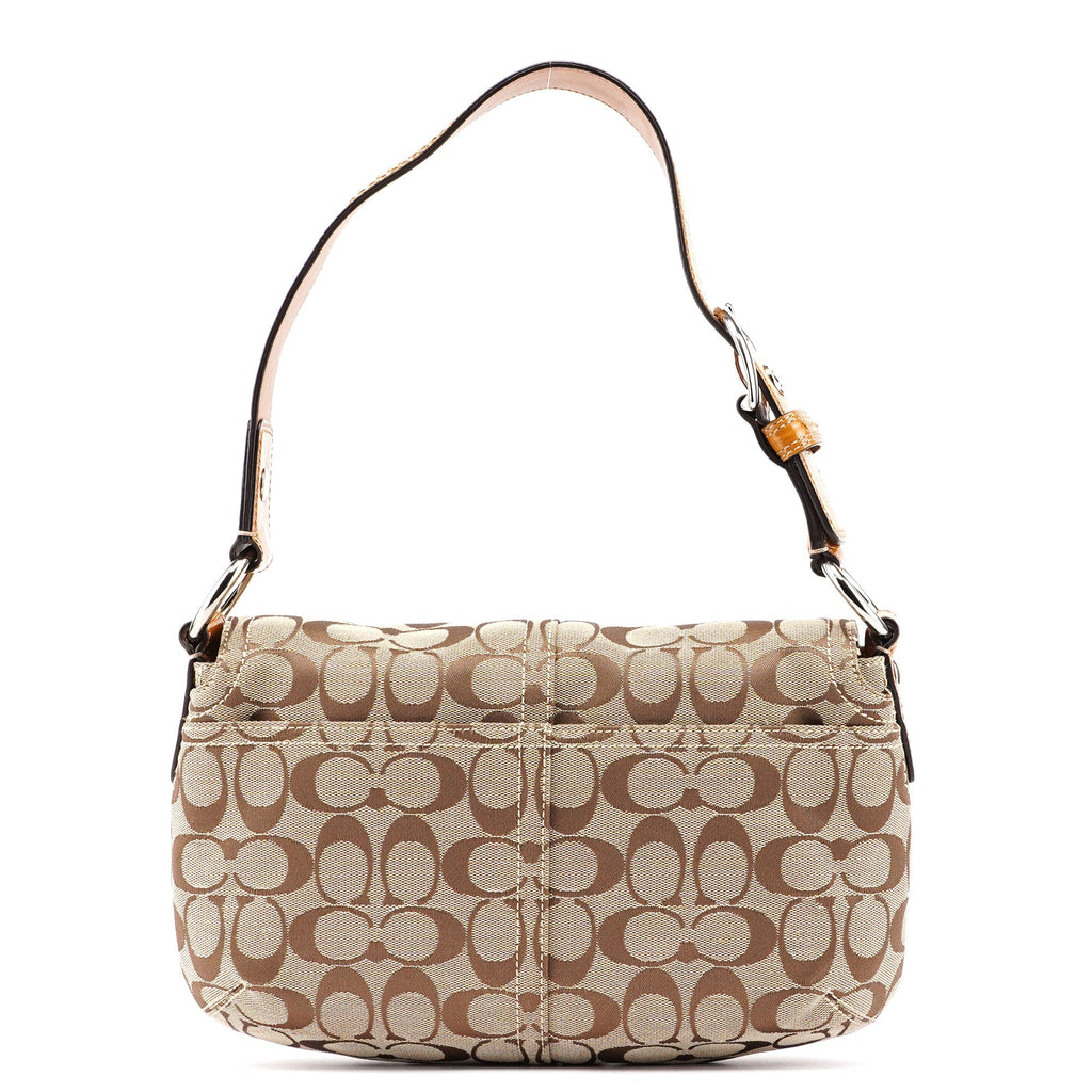 F13113 Beige Signature C Soho Shoulder Bag