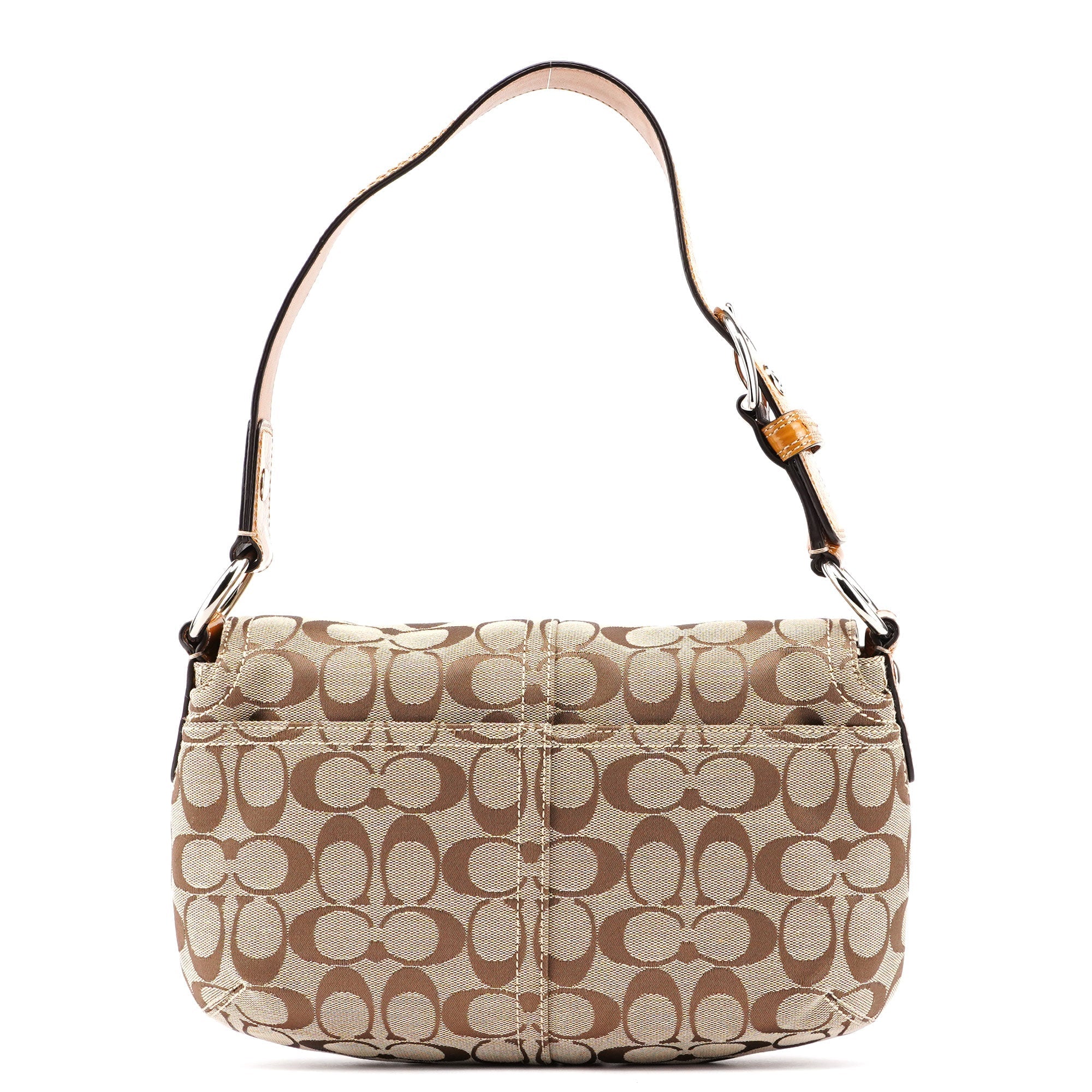 F13113 Beige Signature C Soho Shoulder Bag