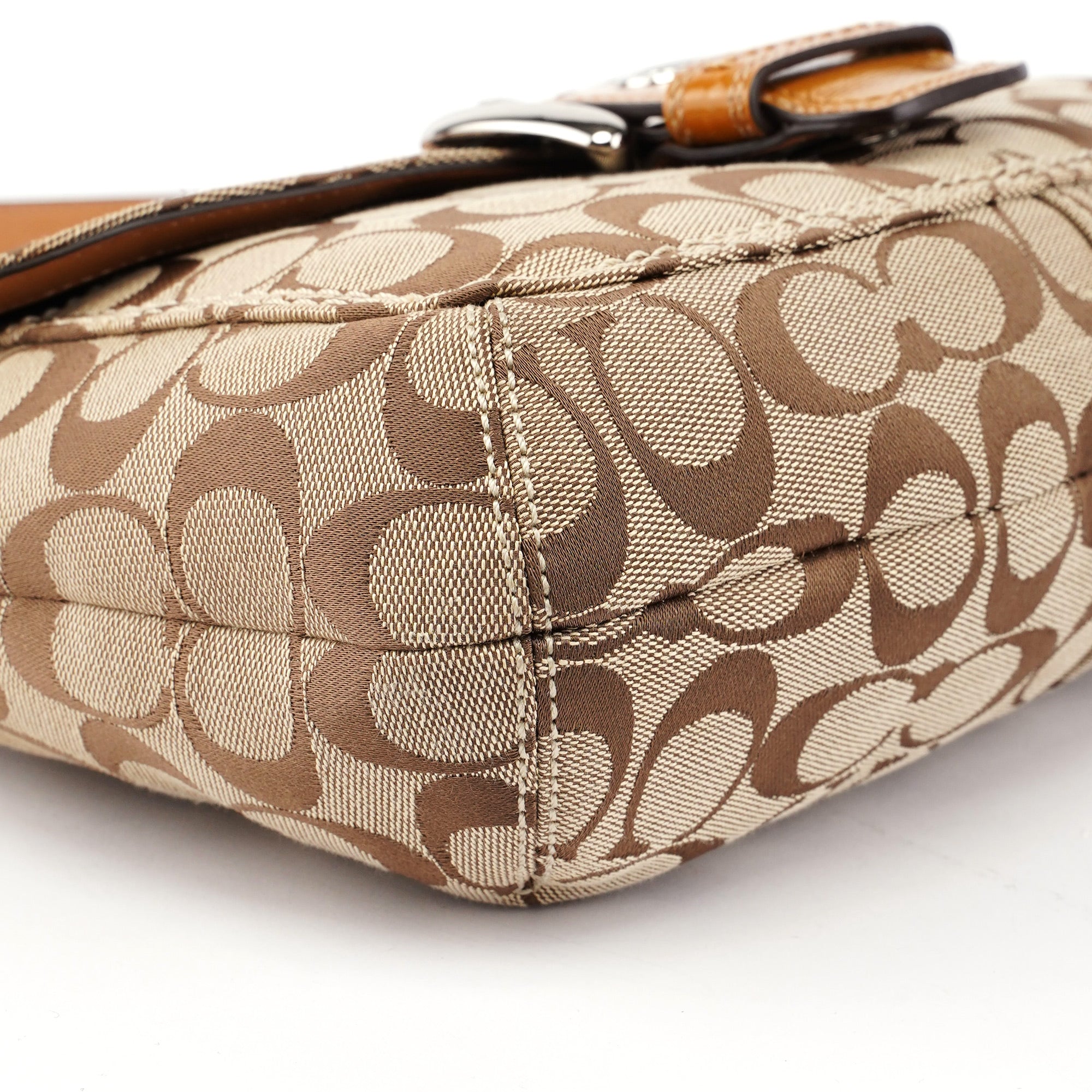 F13113 Beige Signature C Soho Shoulder Bag