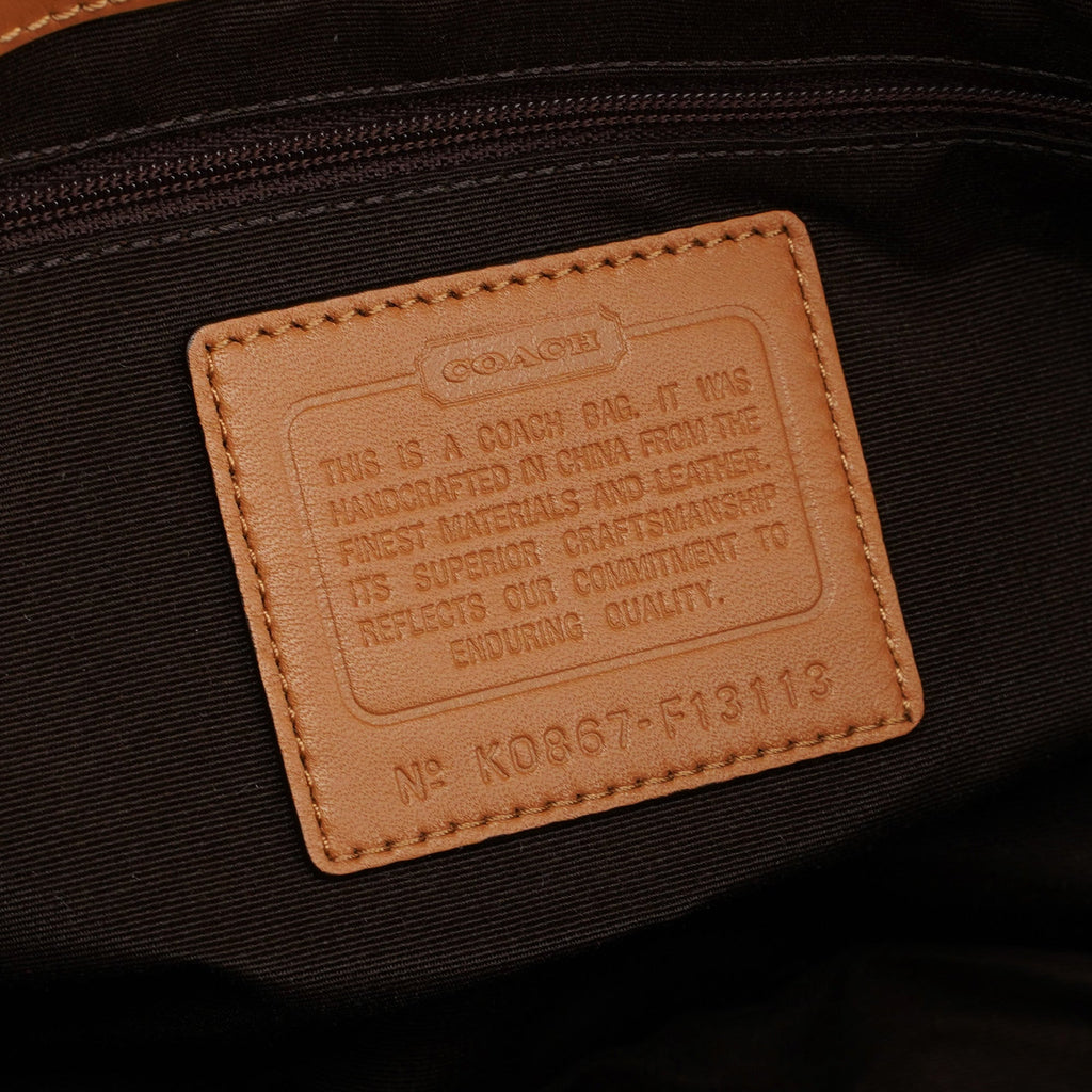 F13113 Beige Signature C Soho Shoulder Bag