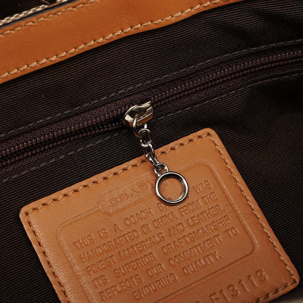 F13113 Beige Signature C Soho Shoulder Bag