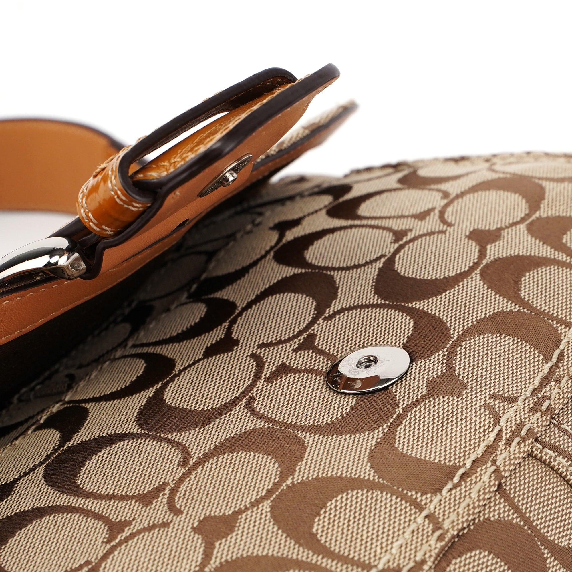 F13113 Beige Signature C Soho Shoulder Bag