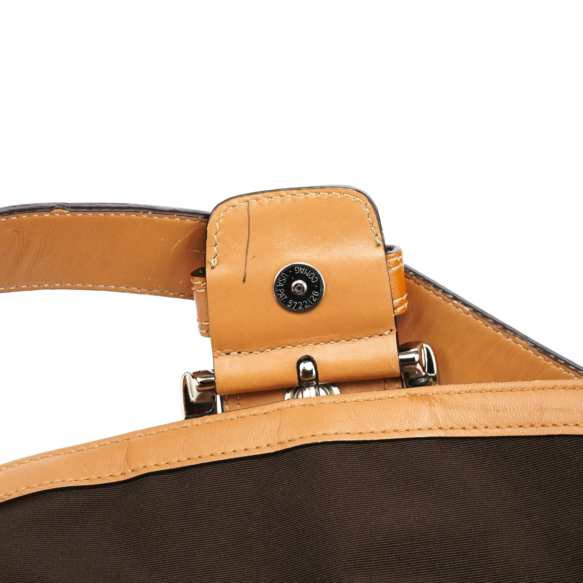 F13113 Beige Signature Soho Shoulder Bag