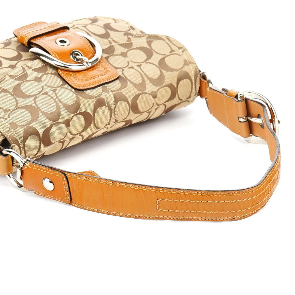 F13113 Beige Signature Soho Shoulder Bag