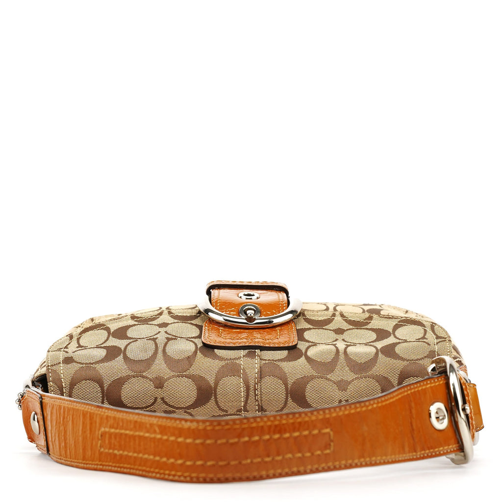 F13113 Beige Signature Soho Shoulder Bag
