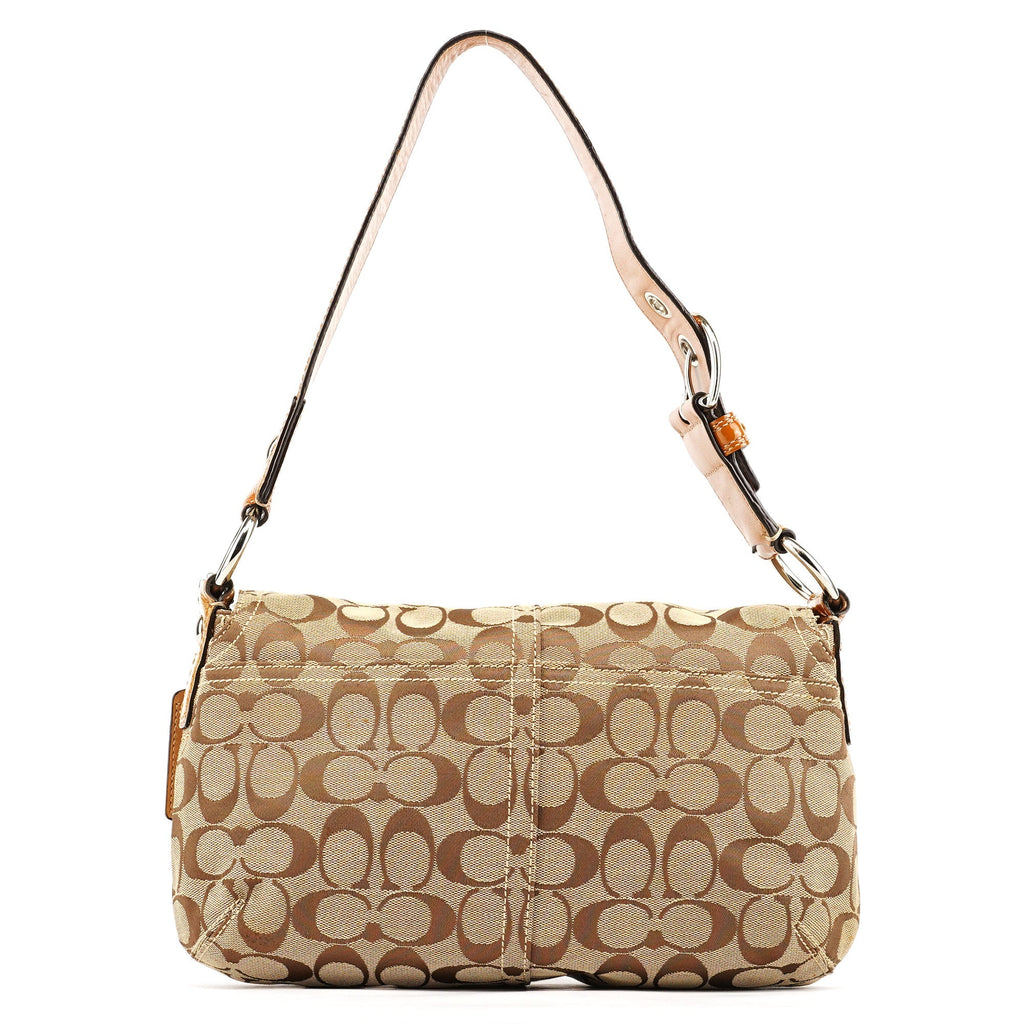 F13113 Beige Signature Soho Shoulder Bag