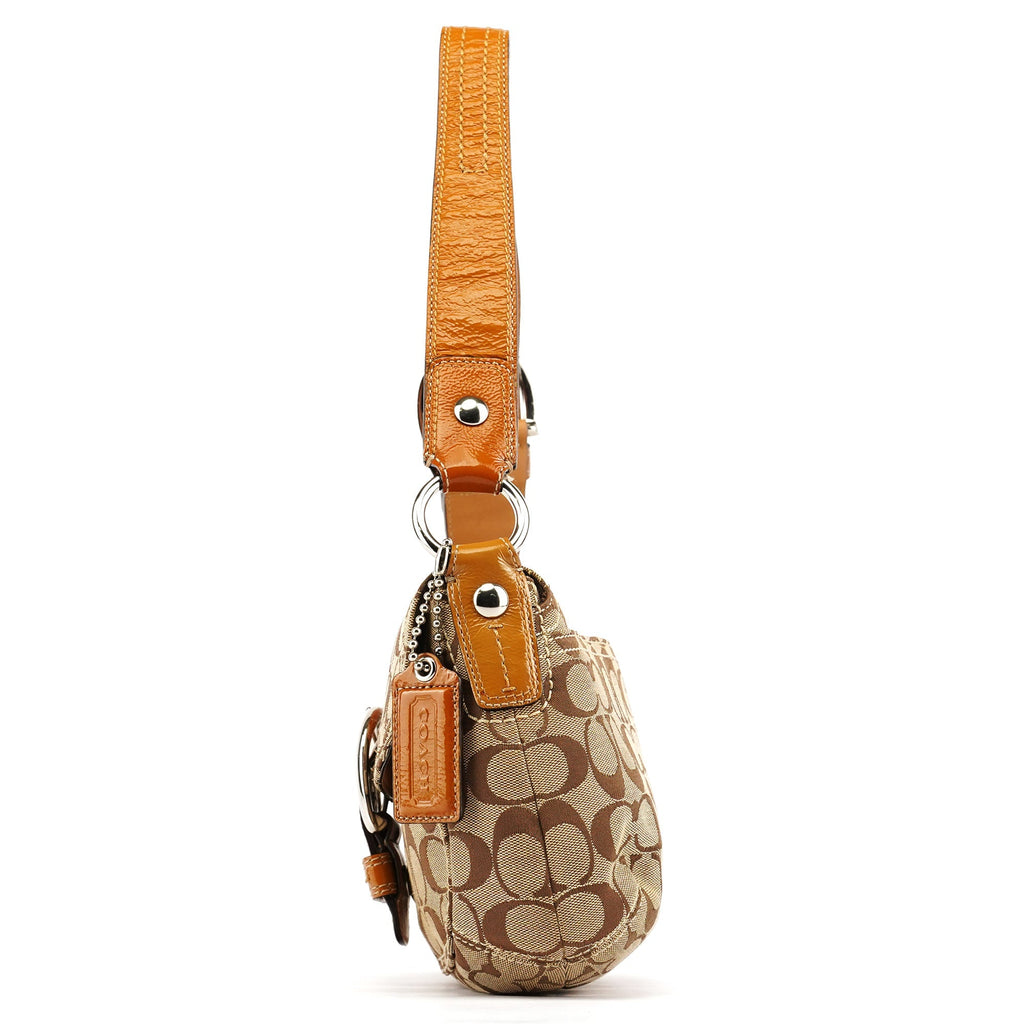 F13113 Beige Signature Soho Shoulder Bag