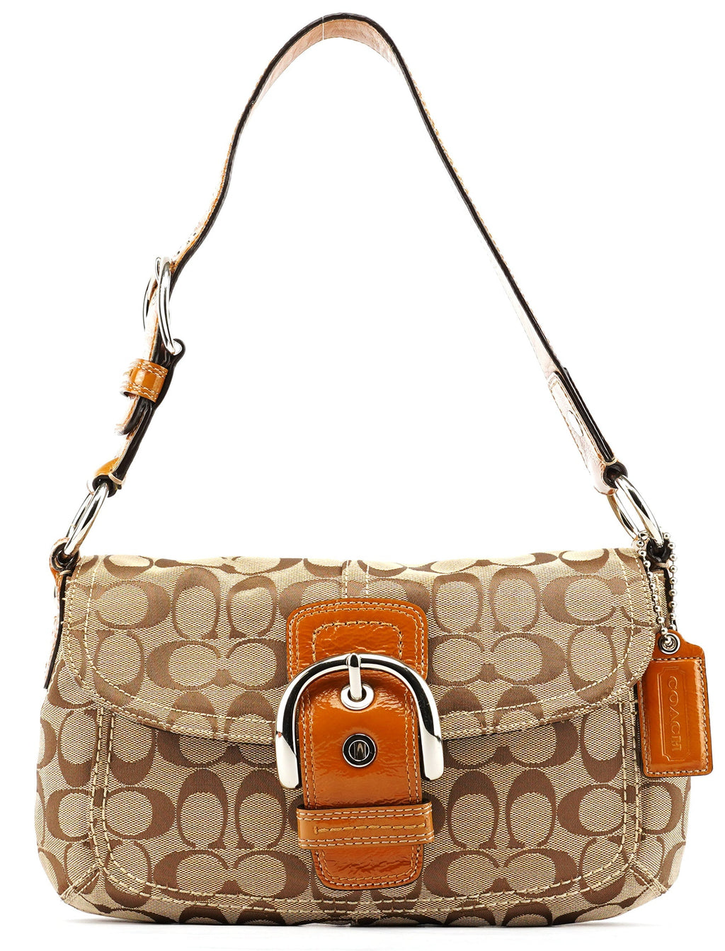 F13113 Beige Signature Soho Shoulder Bag