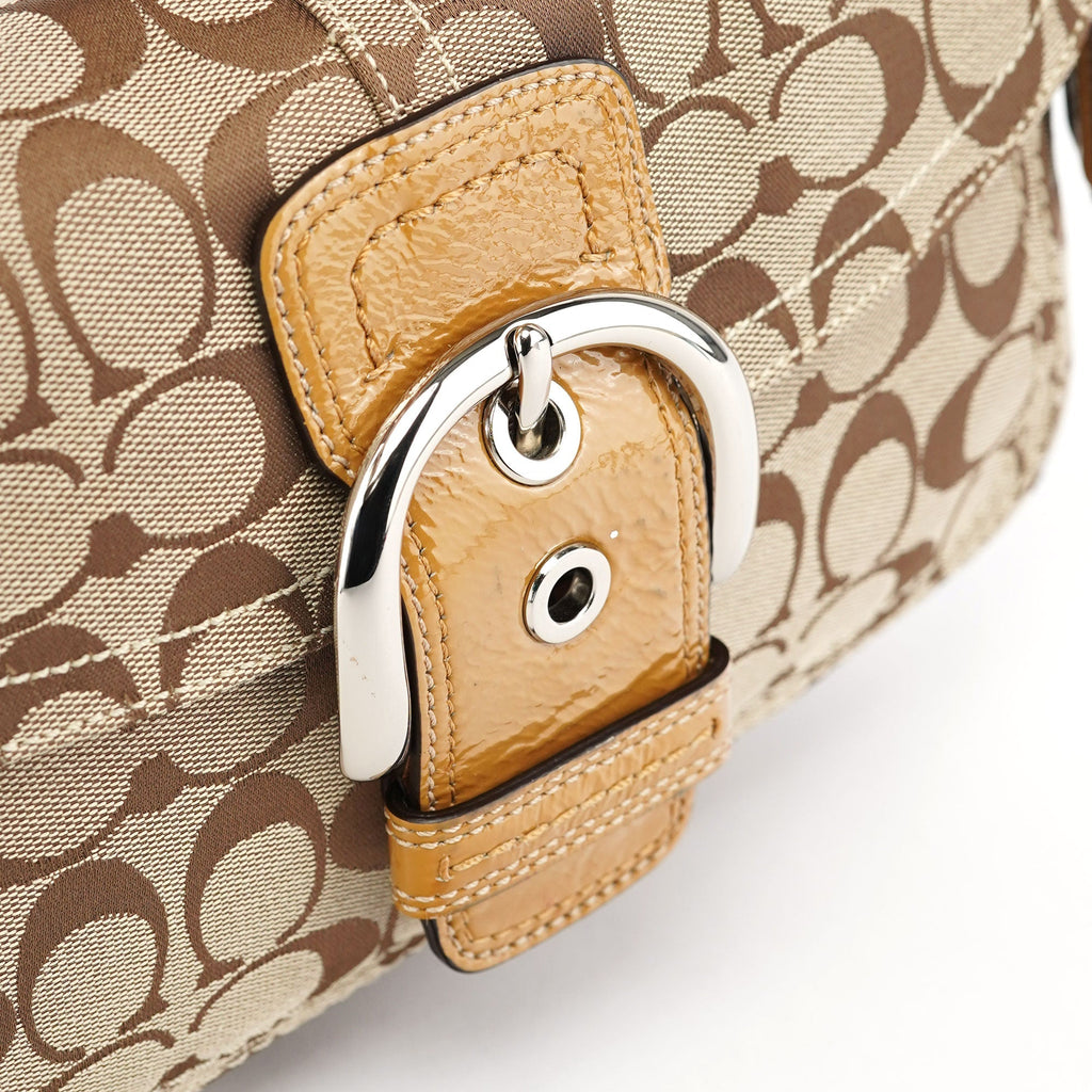 F13113 Beige Soho Shoulder Bag