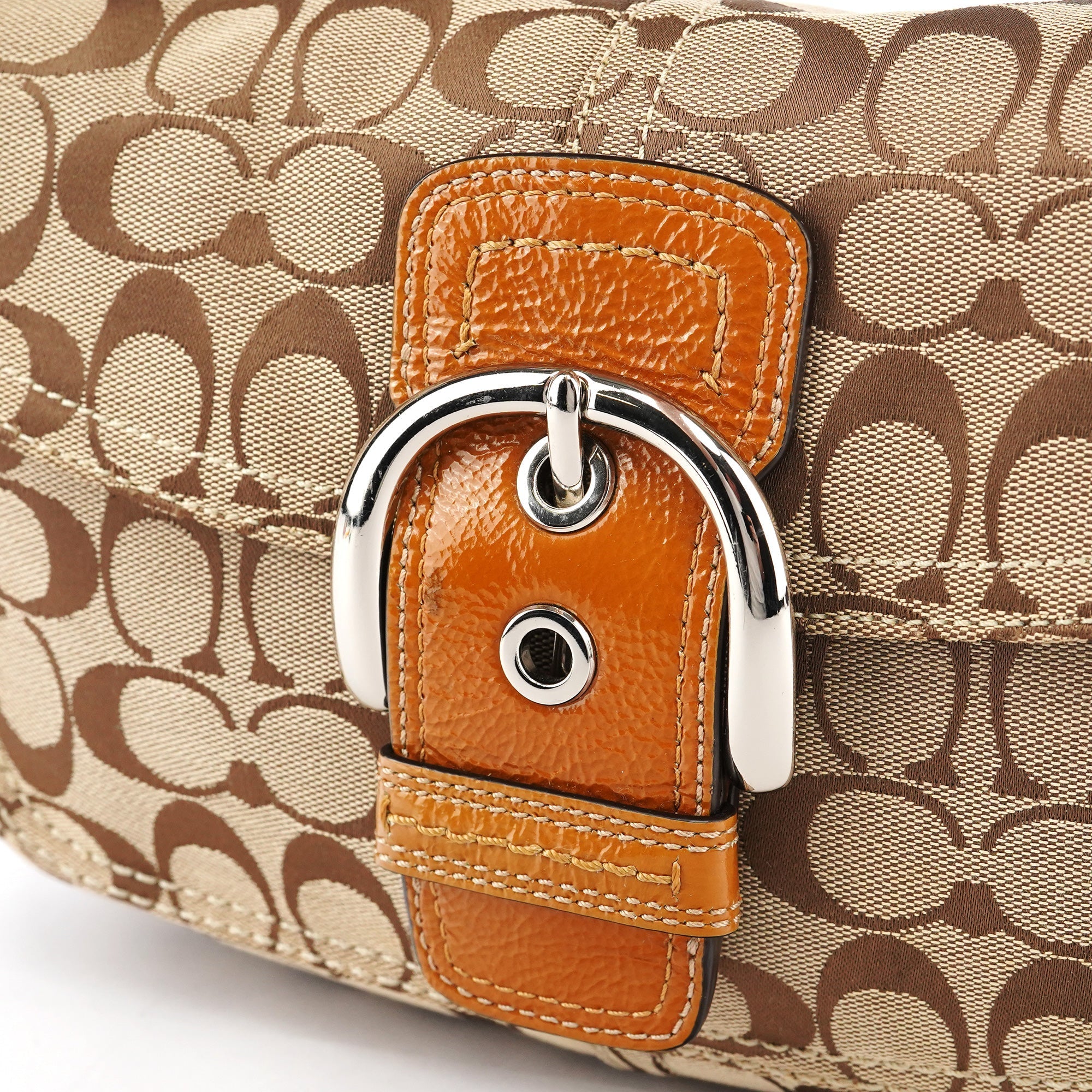 F13113 Beige Soho Shoulder Bag