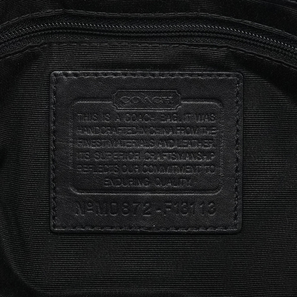 F13113 Grey Black Signature Soho Shoulder Bag