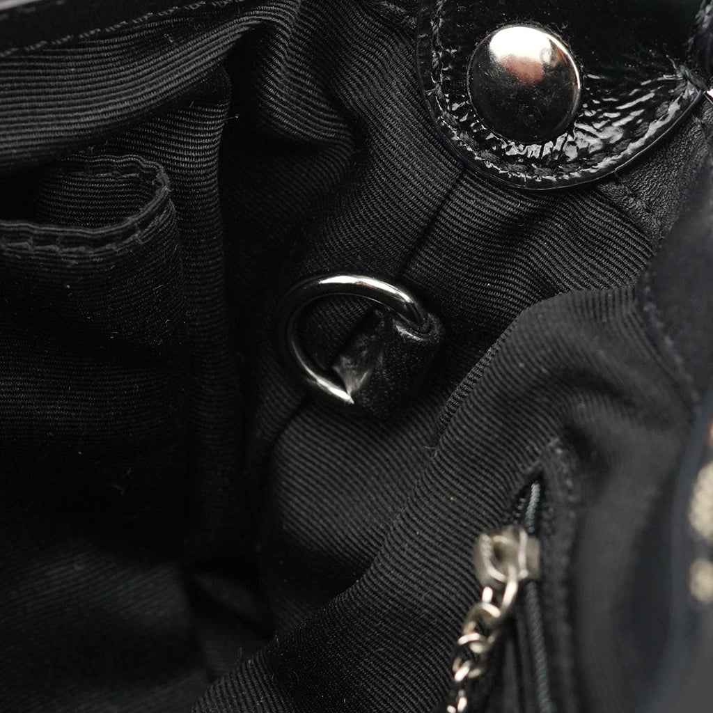 F13113 Grey Black Soho Shoulder Bag