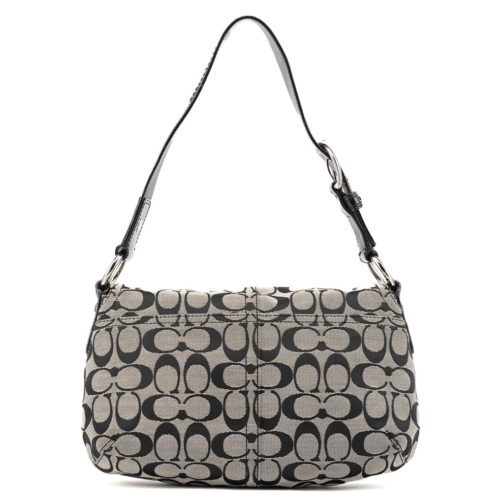 F13113 Grey Black Soho Shoulder Bag