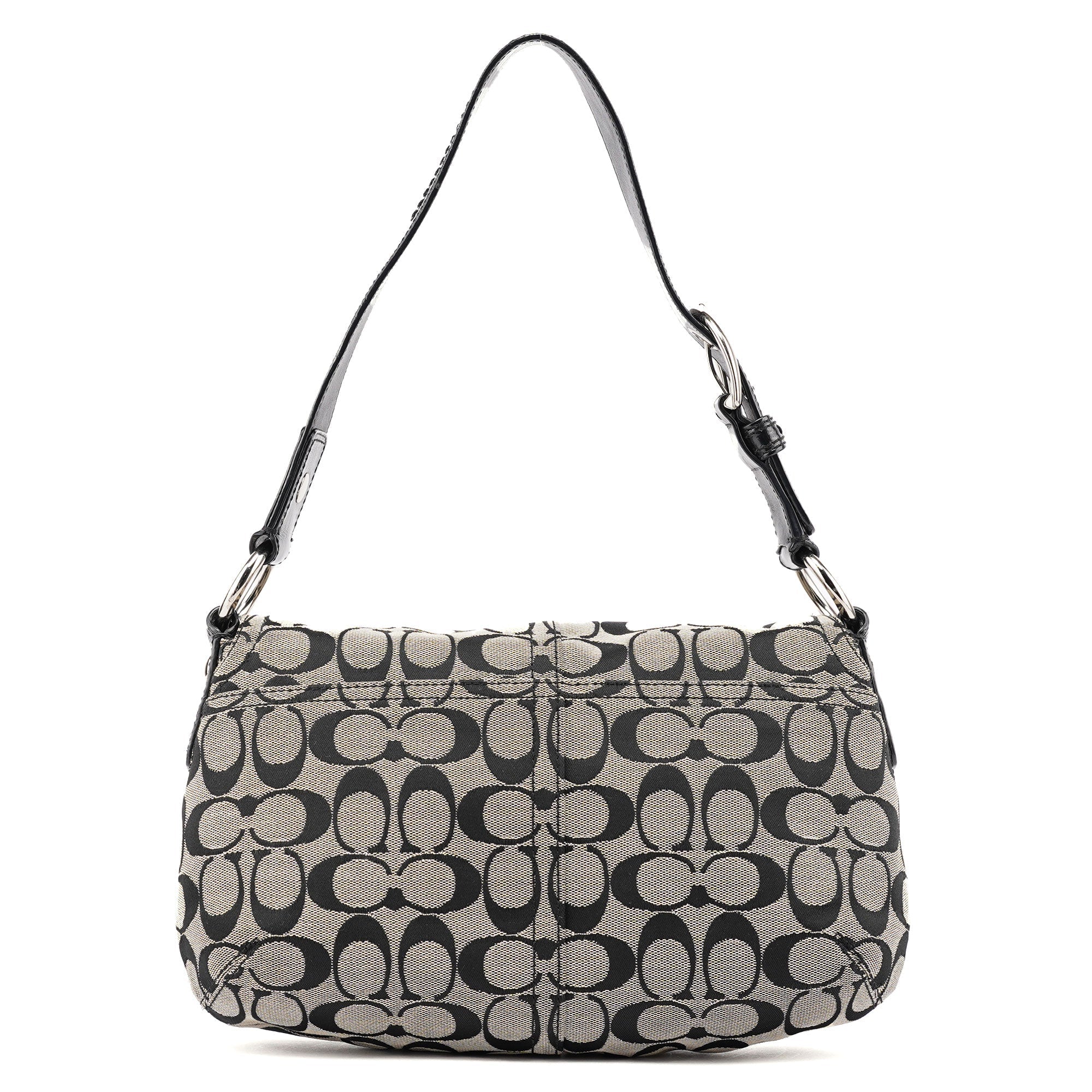 F13113 Grey Black Soho Shoulder Bag
