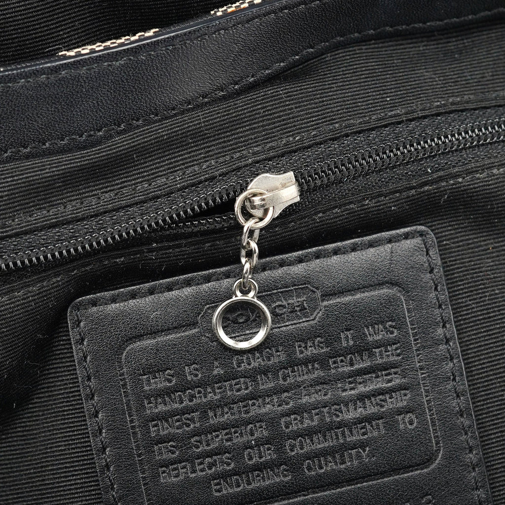 F13113 Grey Black Soho Shoulder Bag