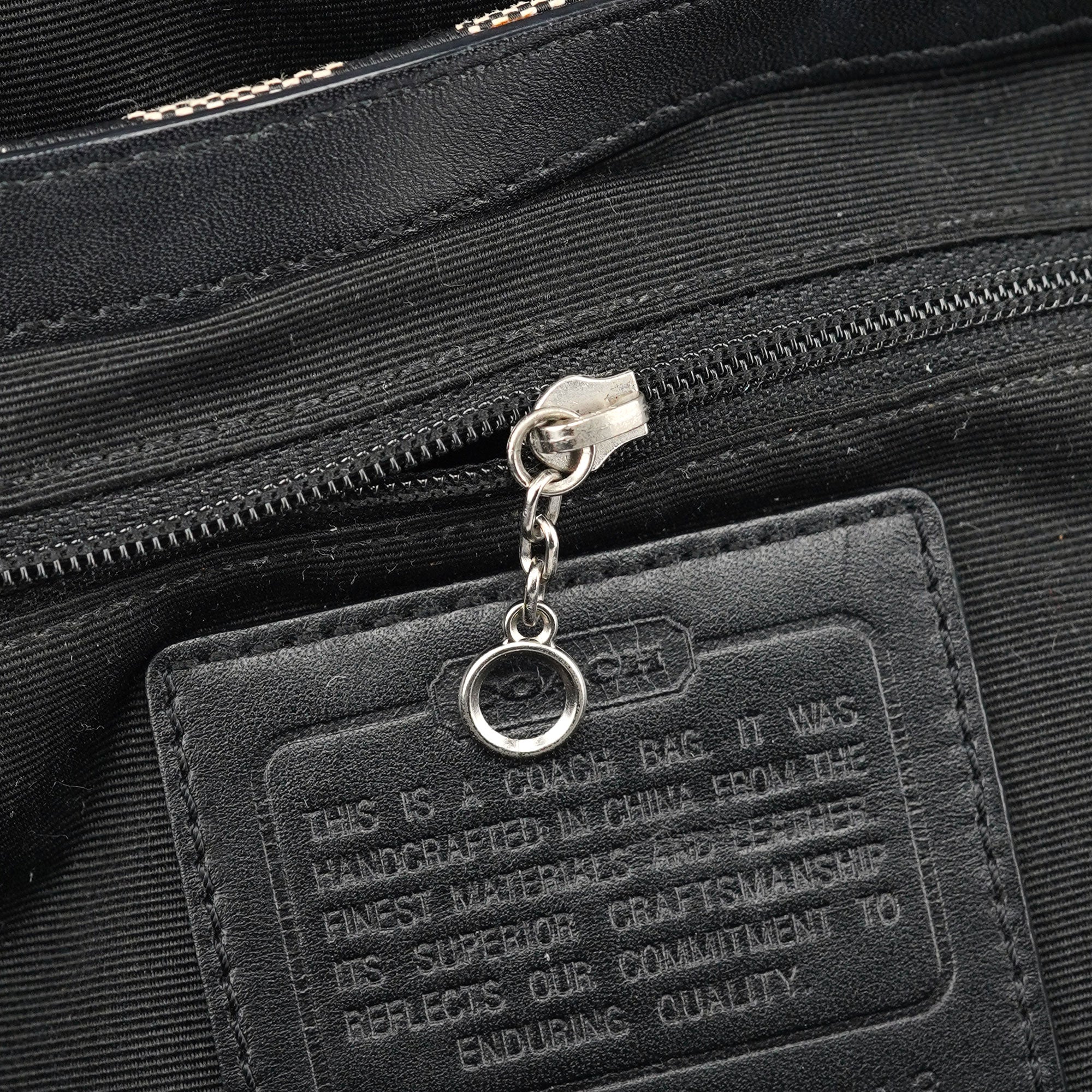F13113 Grey Black Soho Shoulder Bag