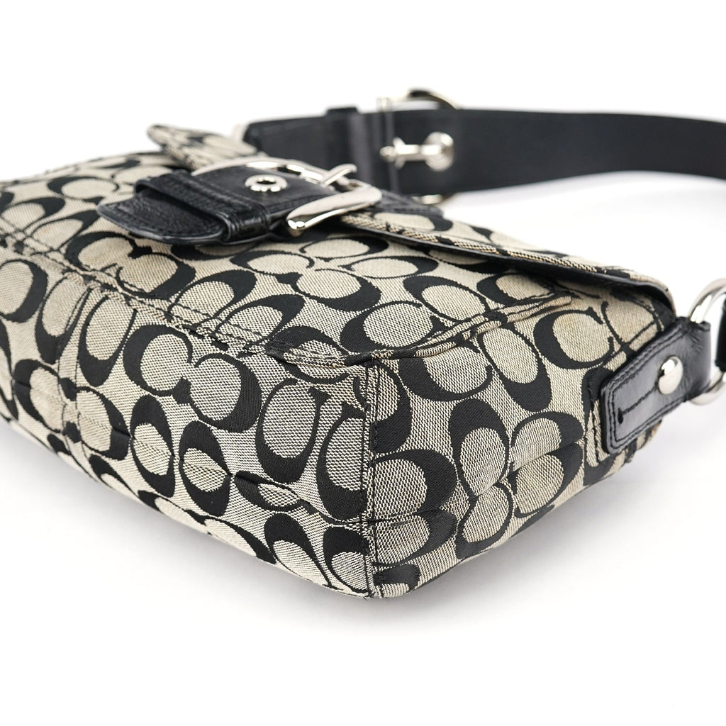 F13113 Grey Black Soho Shoulder Bag