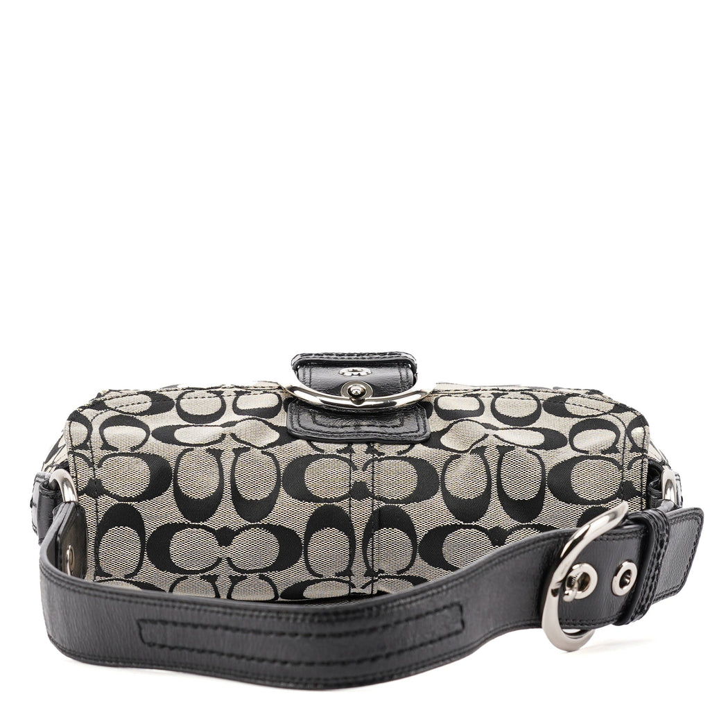 F13113 Grey Black Soho Shoulder Bag