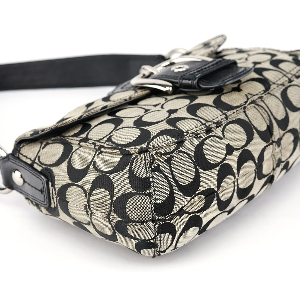 F13113 Grey Black Soho Shoulder Bag