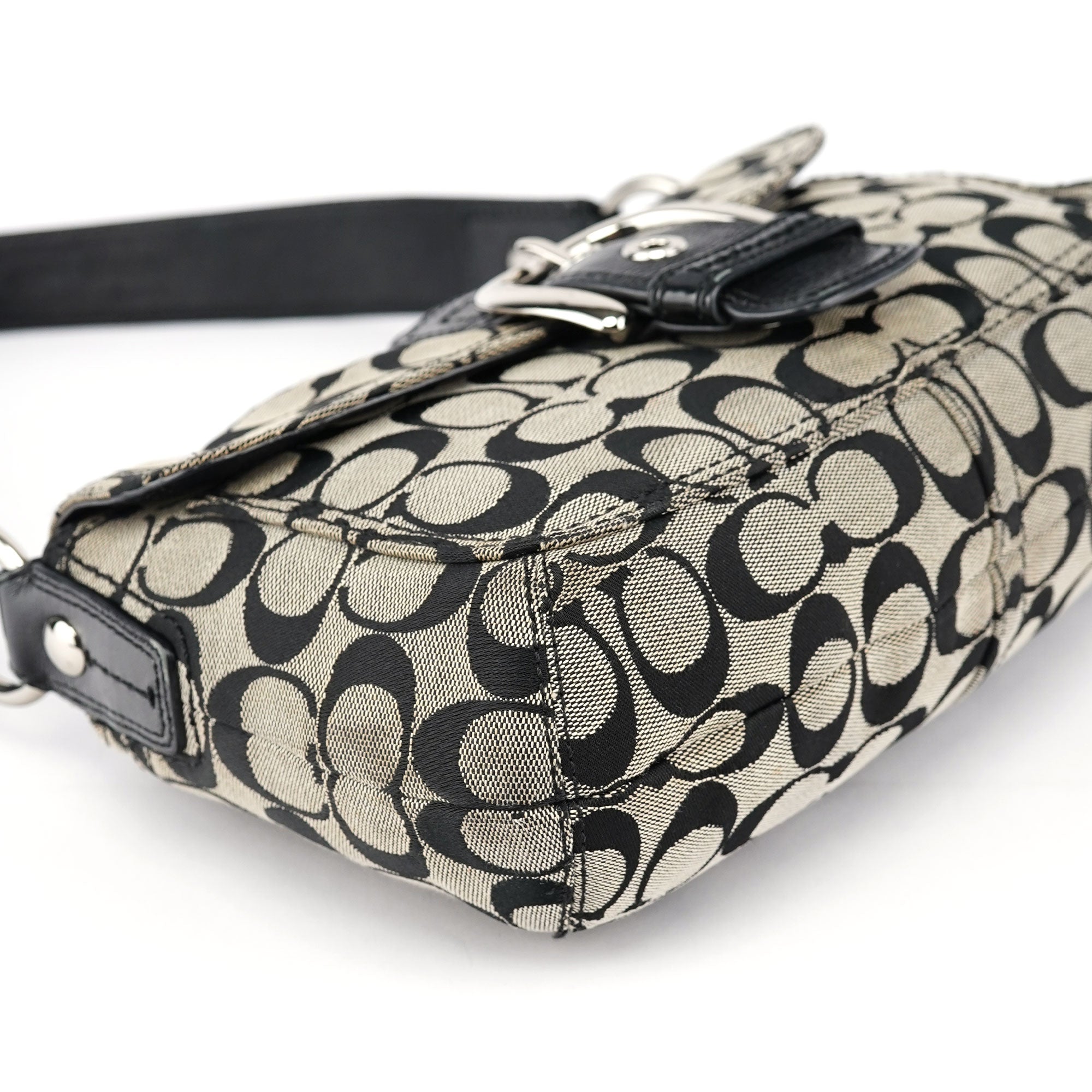 F13113 Grey Black Soho Shoulder Bag