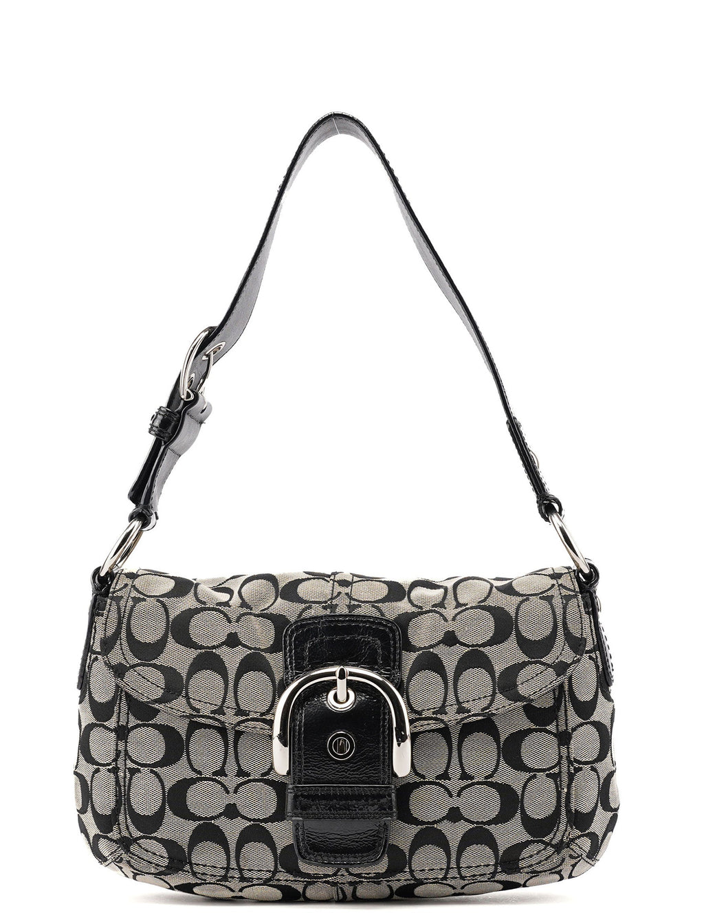 F13113 Grey Black Soho Shoulder Bag