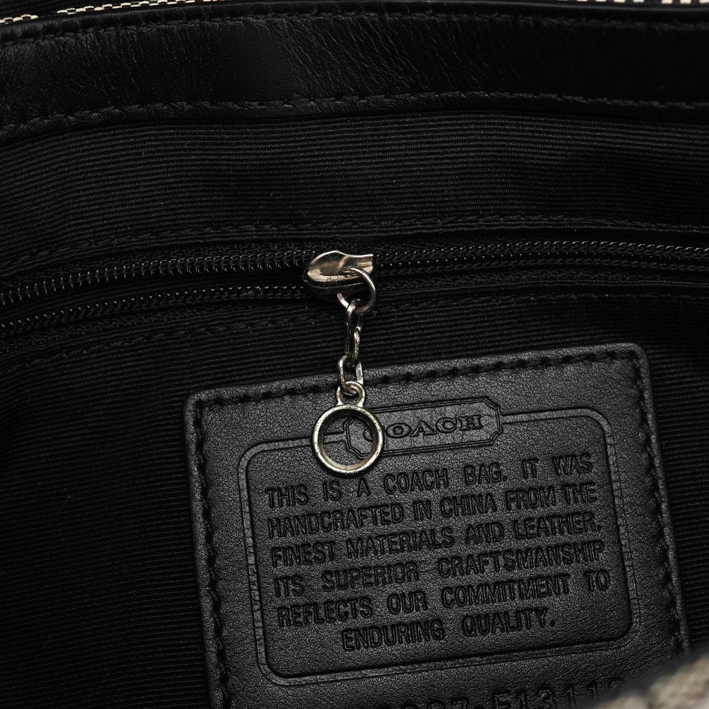 F13113 Grey Black Soho Shoulder Bag