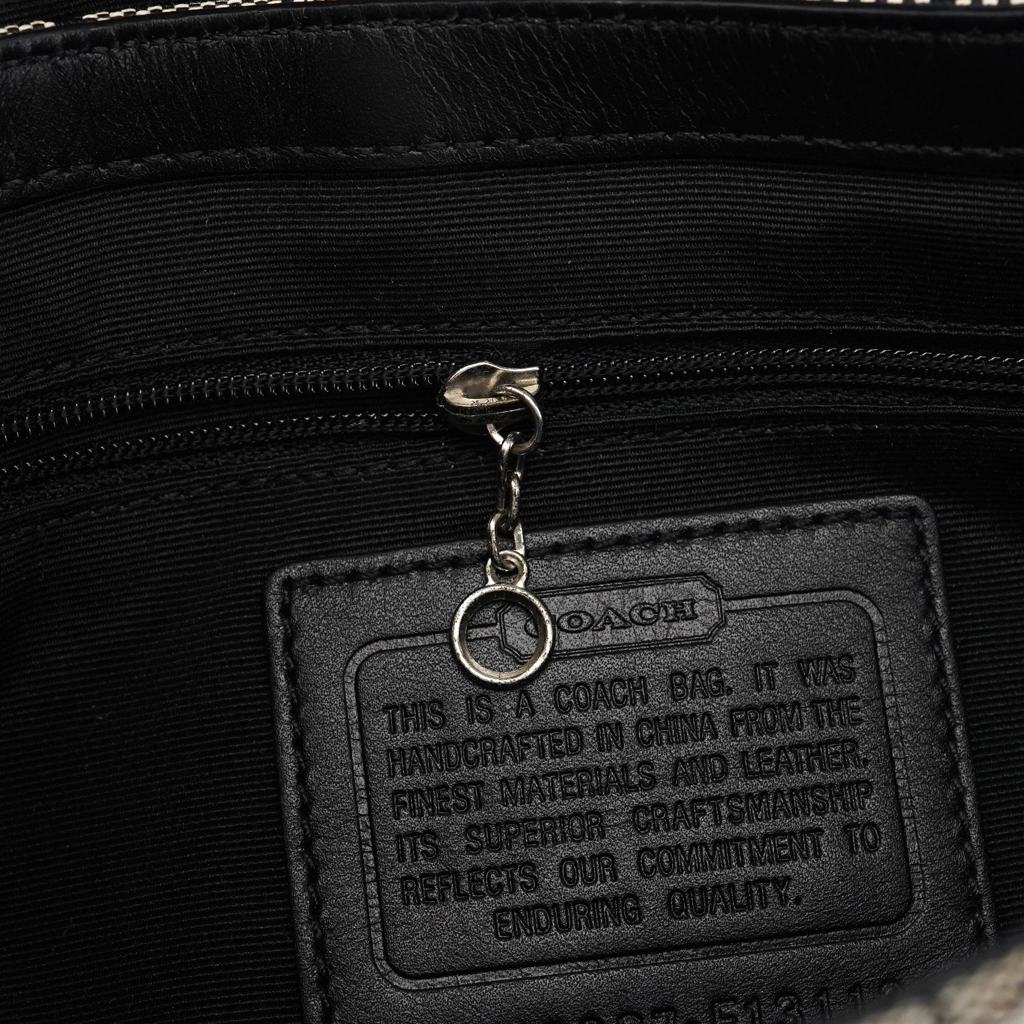 F13113 Grey Black Soho Shoulder Bag