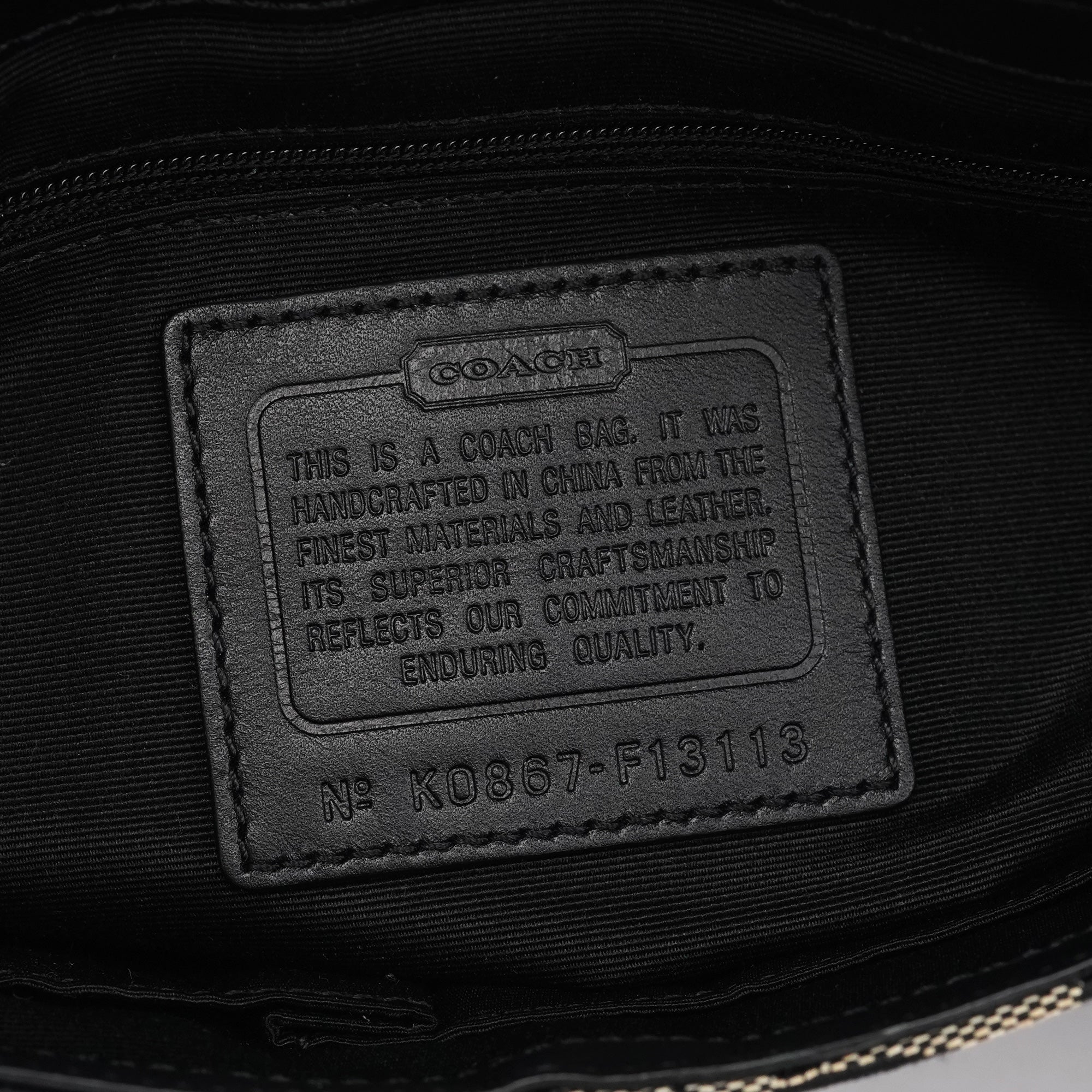 F13113 Grey Black Soho Shoulder Bag