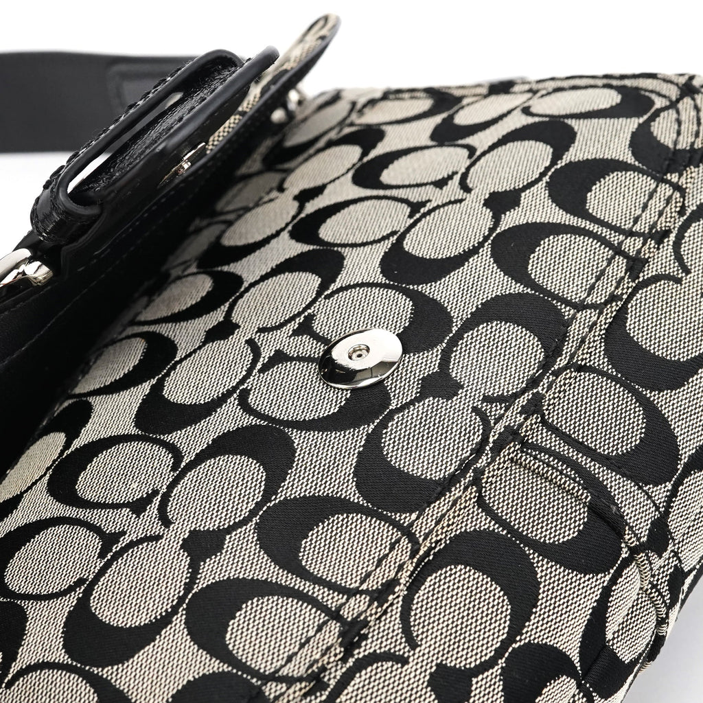 F13113 Grey Black Soho Shoulder Bag