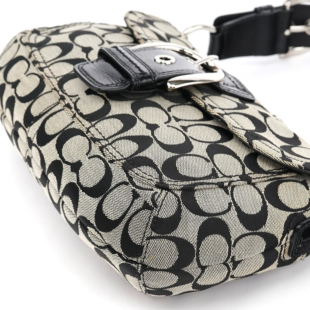 F13113 Grey Black Soho Shoulder Bag