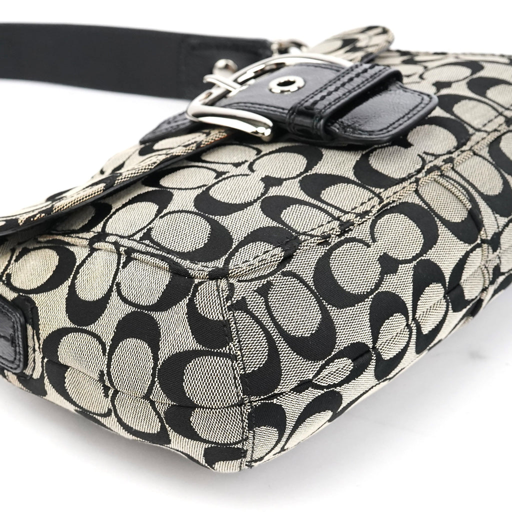 F13113 Grey Black Soho Shoulder Bag