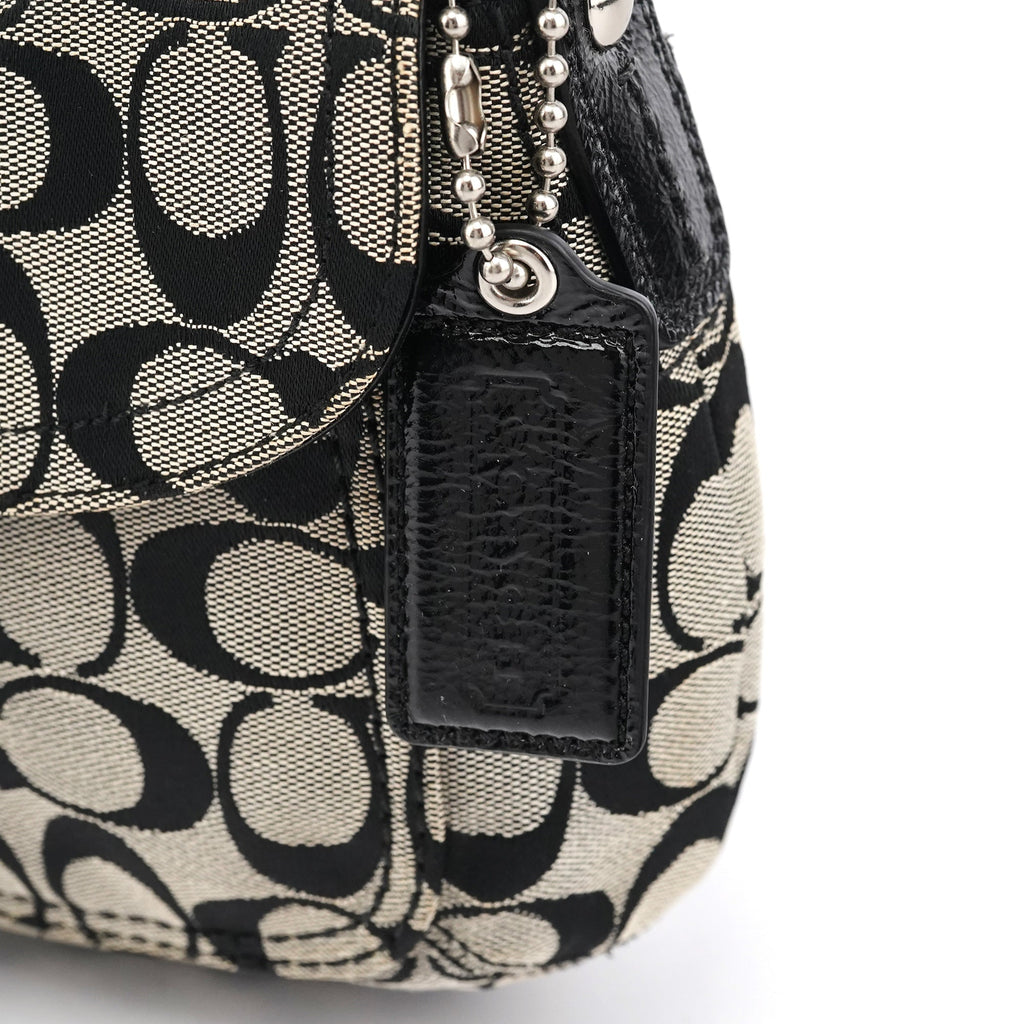 F13113 Grey Black Soho Shoulder Bag