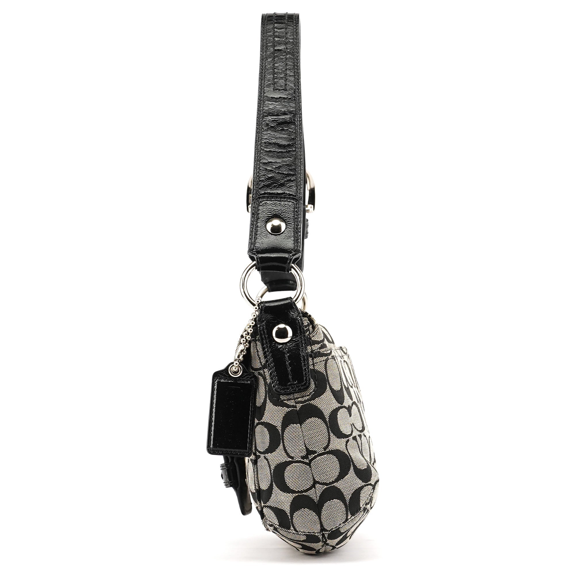 F13113 Grey Black Soho Shoulder Bag