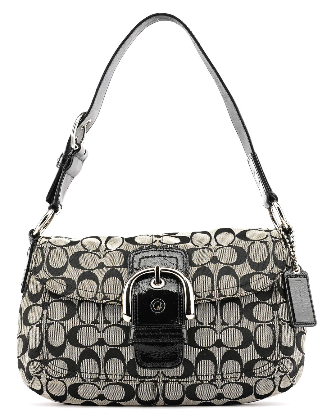 F13113 Grey Black Soho Shoulder Bag